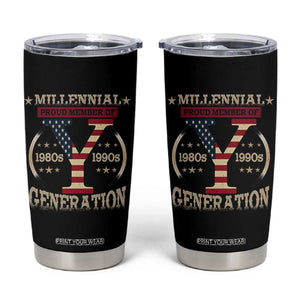 Funny Gen Y Tumbler Cup Millennial proud Member Of Y Generation TS11 Black Print Your Wear