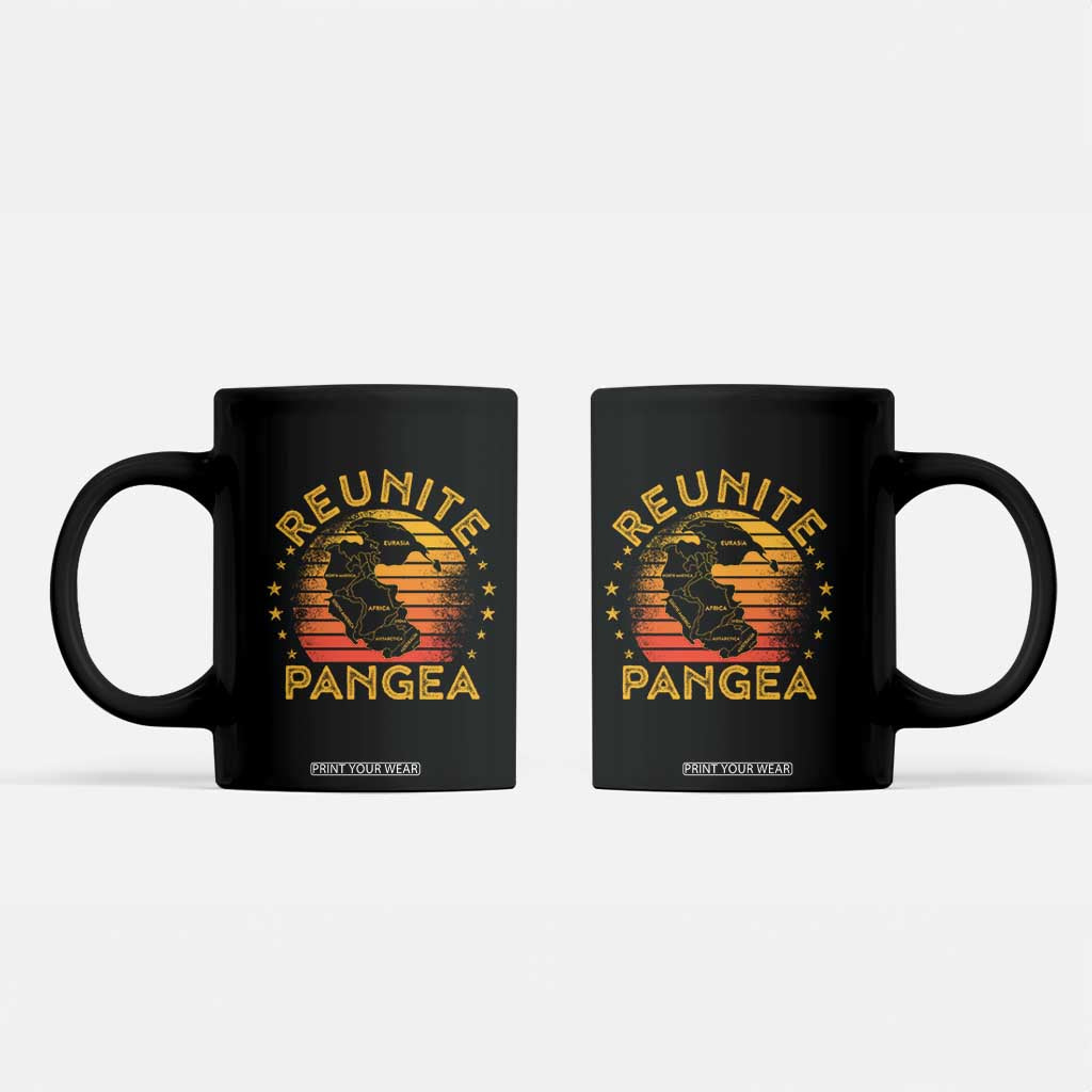 Funny Geologist Reunite Pangaea Coffee Mug TS09 Black Print Your Wear