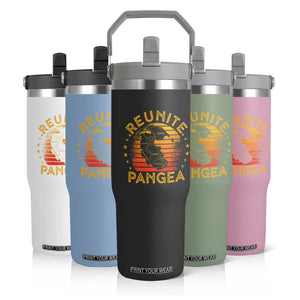 Funny Geologist Reunite Pangaea Flip Straw Tumbler TS09 Print Your Wear