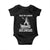 Funny George Washington 4th Of July Baby Onesie Funny Patriotic Get In Loser TS10 Black Print Your Wear