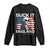 Funny George Washington Long Sleeve Shirt Suck It England Bold Patriotic 4th of July 1776 TS02 Black Print Your Wear