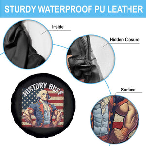 Funny George Washington Weightlifting History Buff Spare Tire Cover 4th of July Patriotic TS11 Print Your Wear