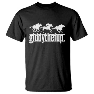 Funny Giddythefup Derby Day T Shirt Vintage Giddy Up Horse Racing TS11 Purple Print Your Wear