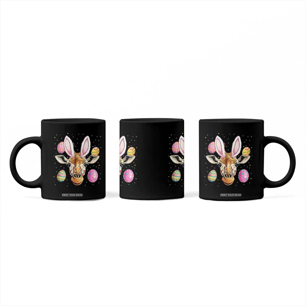 Funny Giraffe Bunny Coffee Mug Happy Easter Day Sunday TS02 Print Your Wear