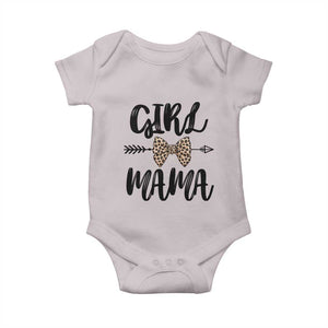 Funny Girl Mama Baby Onesie Leopard New Mom Mother's Day TS11 Ice Gray Print Your Wear