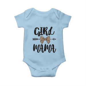 Funny Girl Mama Baby Onesie Leopard New Mom Mother's Day TS11 Light Blue Print Your Wear