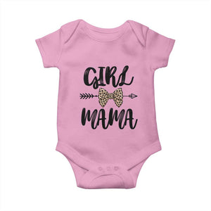 Funny Girl Mama Baby Onesie Leopard New Mom Mother's Day TS11 Light Pink Print Your Wear