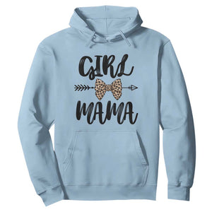 Funny Girl Mama Hoodie Leopard New Mom Mother's Day TS11 Light Blue Print Your Wear