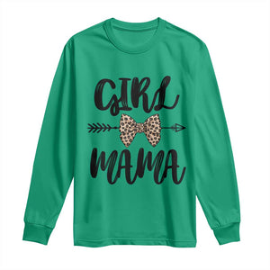 Funny Girl Mama Long Sleeve Shirt Leopard New Mom Mother's Day TS11 Irish Green Print Your Wear