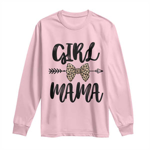 Funny Girl Mama Long Sleeve Shirt Leopard New Mom Mother's Day TS11 Light Pink Print Your Wear