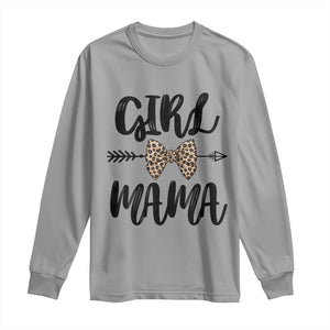 Funny Girl Mama Long Sleeve Shirt Leopard New Mom Mother's Day TS11 Sport Gray Print Your Wear