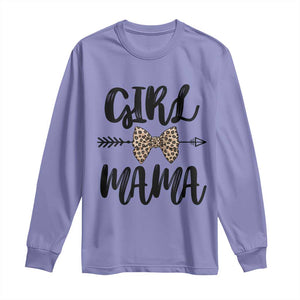 Funny Girl Mama Long Sleeve Shirt Leopard New Mom Mother's Day TS11 Violet Print Your Wear