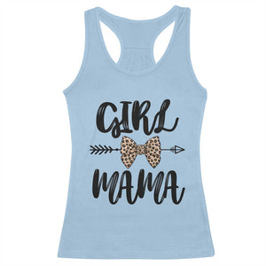 Funny Girl Mama Racerback Tank Top Leopard New Mom Mother's Day TS11 Light Blue Print Your Wear