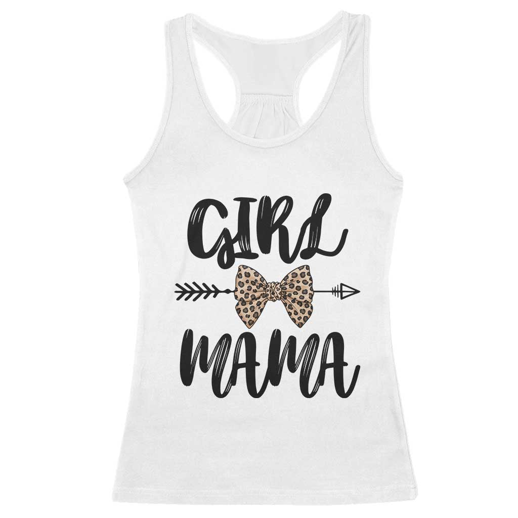 Funny Girl Mama Racerback Tank Top Leopard New Mom Mother's Day TS11 White Print Your Wear