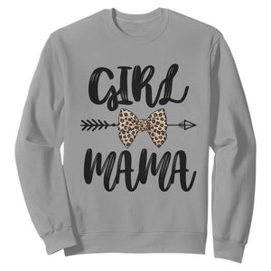 Funny Girl Mama Sweatshirt Leopard New Mom Mother's Day TS11 Sport Gray Print Your Wear