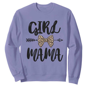 Funny Girl Mama Sweatshirt Leopard New Mom Mother's Day TS11 Violet Print Your Wear