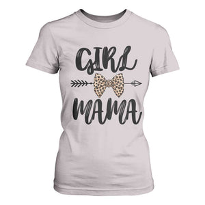 Funny Girl Mama T Shirt For Women Leopard New Mom Mother's Day TS11 Ice Gray Print Your Wear