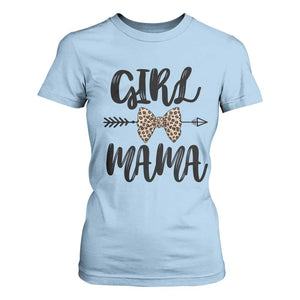 Funny Girl Mama T Shirt For Women Leopard New Mom Mother's Day TS11 Light Blue Print Your Wear