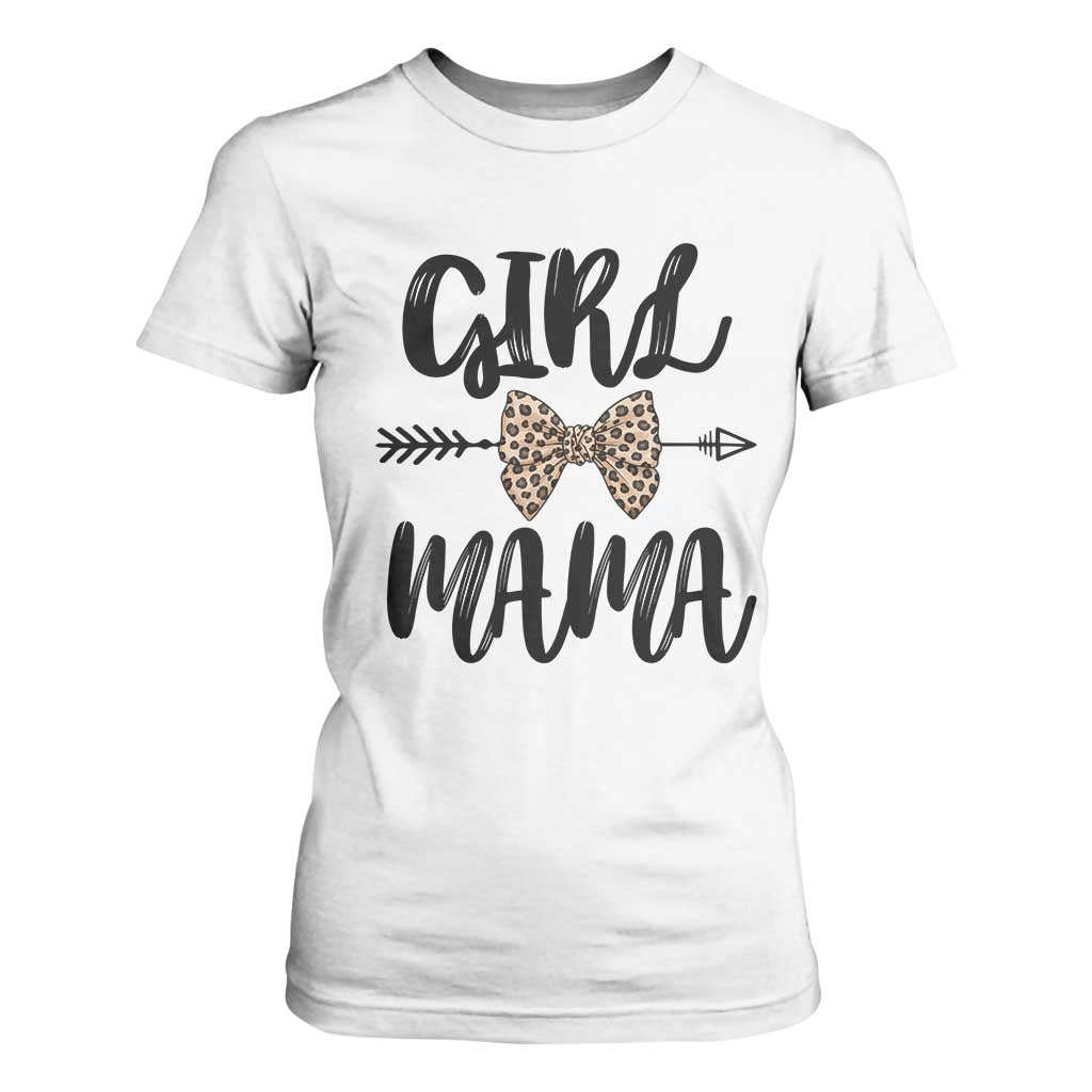 Funny Girl Mama T Shirt For Women Leopard New Mom Mother's Day TS11 White Print Your Wear