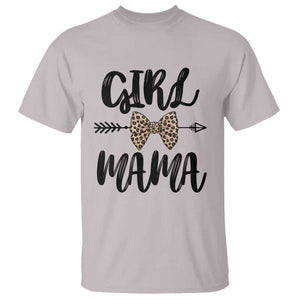 Funny Girl Mama T Shirt Leopard New Mom Mother's Day TS11 Ice Gray Print Your Wear