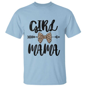 Funny Girl Mama T Shirt Leopard New Mom Mother's Day TS11 Light Blue Print Your Wear