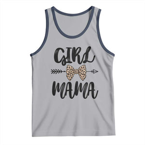 Funny Girl Mama Tank Top Leopard New Mom Mother's Day TS11 Athletic Heather Navy Print Your Wear