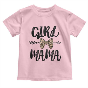Funny Girl Mama Toddler T Shirt Leopard New Mom Mother's Day TS11 Light Pink Print Your Wear