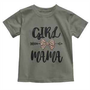 Funny Girl Mama Toddler T Shirt Leopard New Mom Mother's Day TS11 Military Green Print Your Wear