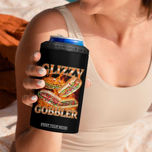 Funny Glizzy Gobbler 4 in 1 Can Cooler Tumbler Glizzy Hot Dog Meme Hilarious TS11 Print Your Wear