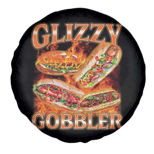 Funny Glizzy Gobbler Spare Tire Cover Glizzy Hot Dog Meme Hilarious TS11 Print Your Wear
