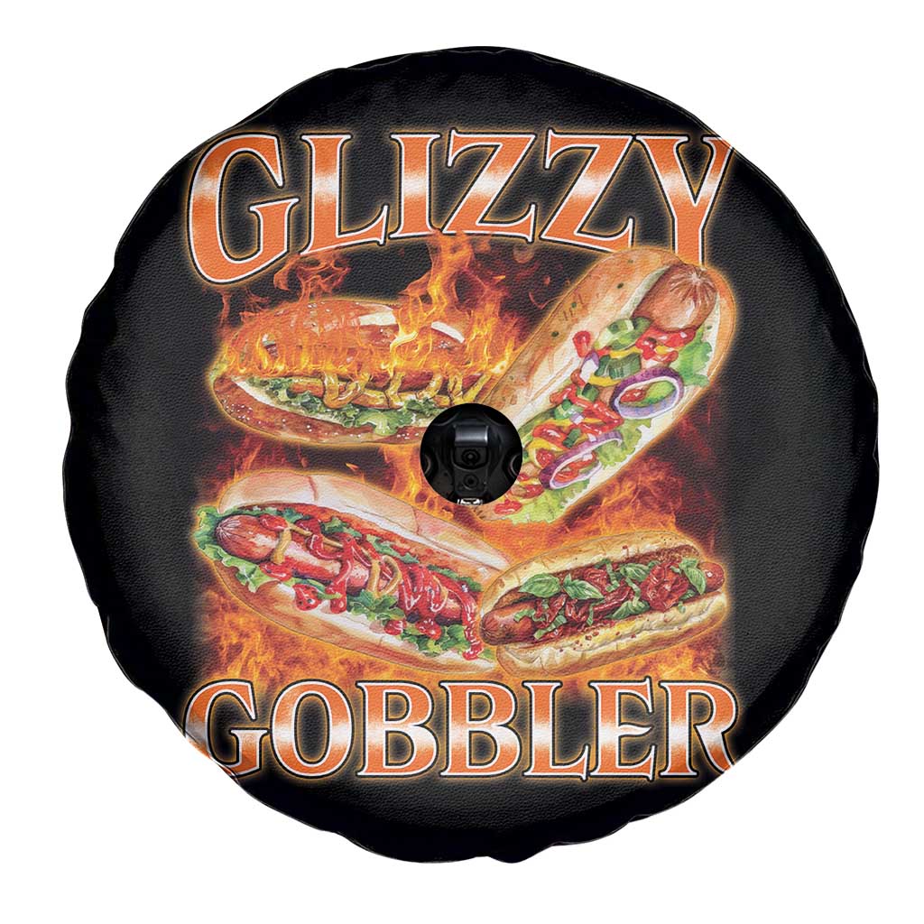 Funny Glizzy Gobbler Spare Tire Cover Glizzy Hot Dog Meme Hilarious TS11 Print Your Wear