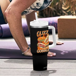 Funny Glizzy Gobbler Tumbler With Handle Glizzy Hot Dog Meme Hilarious TS11 Print Your Wear