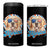 Funny Golden Retriever Merica 4 in 1 Can Cooler Tumbler 4th of July Dog Mom Dad Patriotic USA Retro 90s TS10 One Size: 16 oz Black Print Your Wear