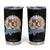 Funny Golden Retriever Merica Tumbler Cup 4th of July Dog Mom Dad Patriotic USA Retro 90s TS10 Black Print Your Wear