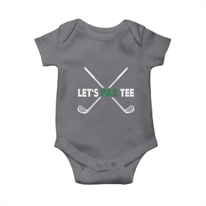 Funny Golfing Baby Onesie Let's Par Tee Golf Player Golfer Dad Grandpa TS10 Charcoal Print Your Wear
