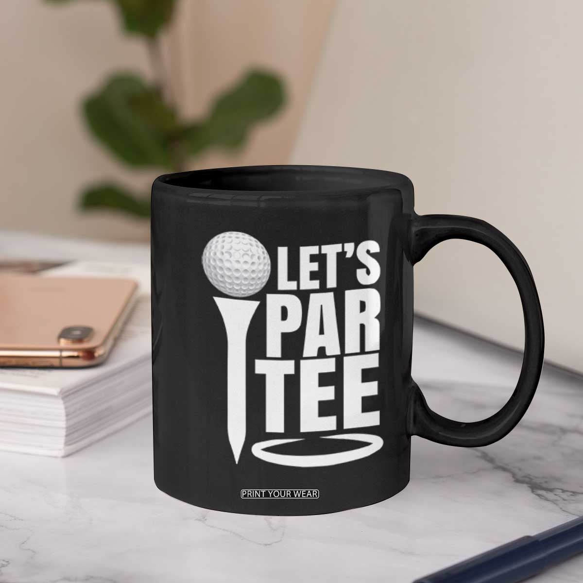 Funny Golfing Coffee Mug Let's Par Tee Fathers Day Golfer Gift Dad Grandpa TS10 Print Your Wear