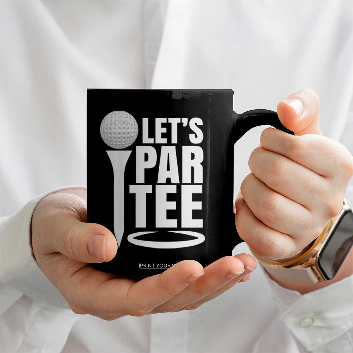 Funny Golfing Coffee Mug Let's Par Tee Fathers Day Golfer Gift Dad Grandpa TS10 Print Your Wear