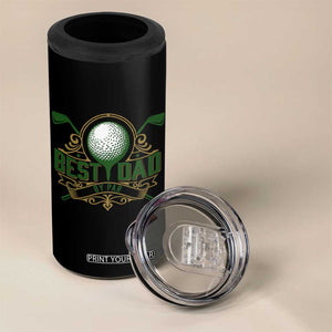 Funny Golfing Dad 4 in 1 Can Cooler Tumbler Best Dad By Par Fathers Day TS11 Print Your Wear