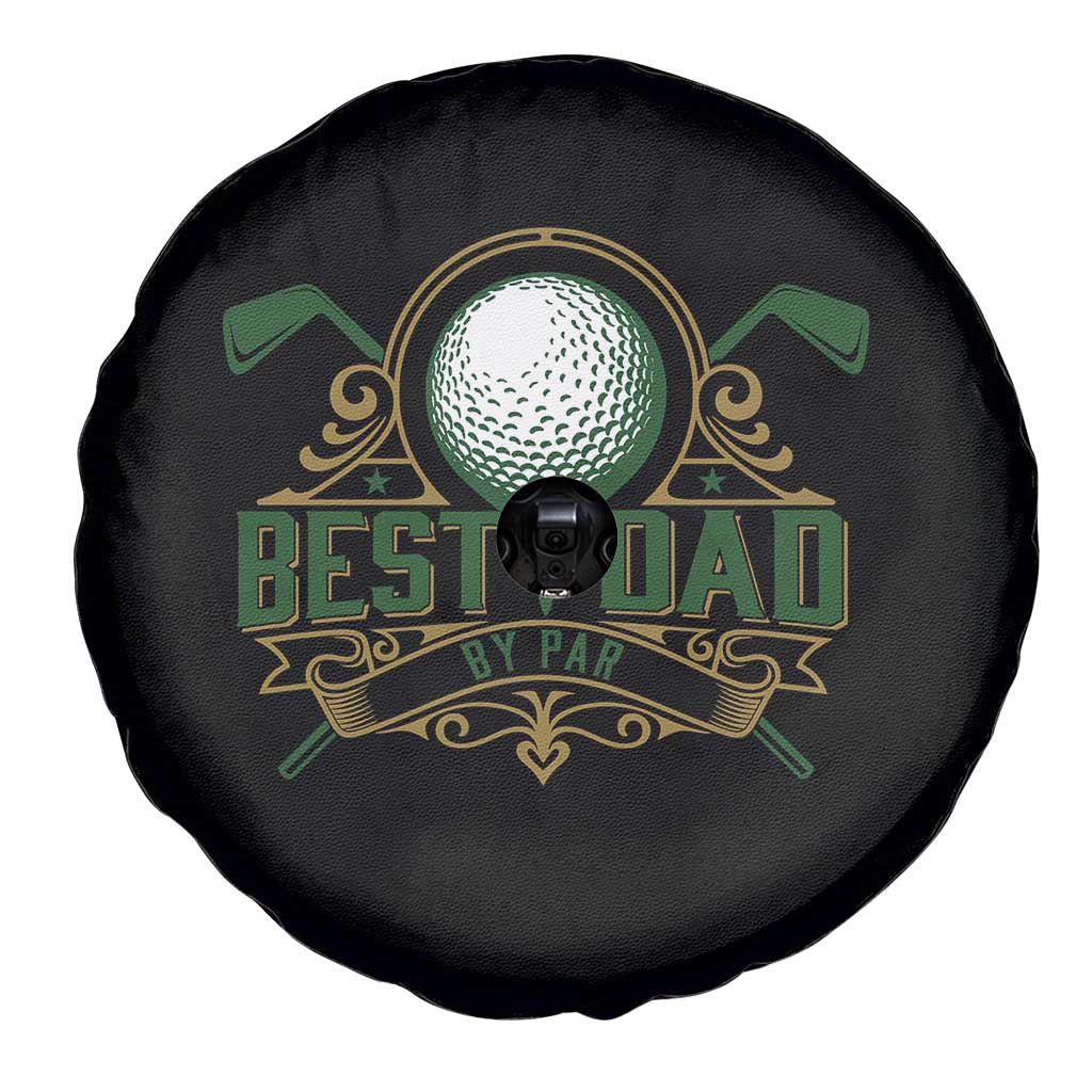 Funny Golfing Dad Spare Tire Cover Best Dad By Par Fathers Day TS11 Print Your Wear