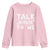Funny Golfing Youth Sweatshirt Talk Birdie To Me Sarcastic Sayings Golf Golfer TS10 Light Pink Print Your Wear