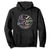 Funny Good Moms Say Bad Words Hoodie Mother's Day Messy Bun Skeleton TS11 Black Print Your Wear