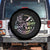Funny Good Moms Say Bad Words Spare Tire Cover Mother's Day Messy Bun Skeleton TS11 No hole Black Print Your Wear