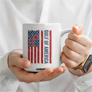 Funny Gulf Of US America Est 2025 Coffee Mug USA American Flag TS02 Print Your Wear
