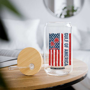 Funny Gulf Of US America Est 2025 Glass Can USA American Flag TS02 Print Your Wear