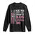 Funny Gun Don't Kill People Dads With Pretty Daughters Do Long Sleeve Shirt Girl Dad Pink American Flag TS11 Black Print Your Wear