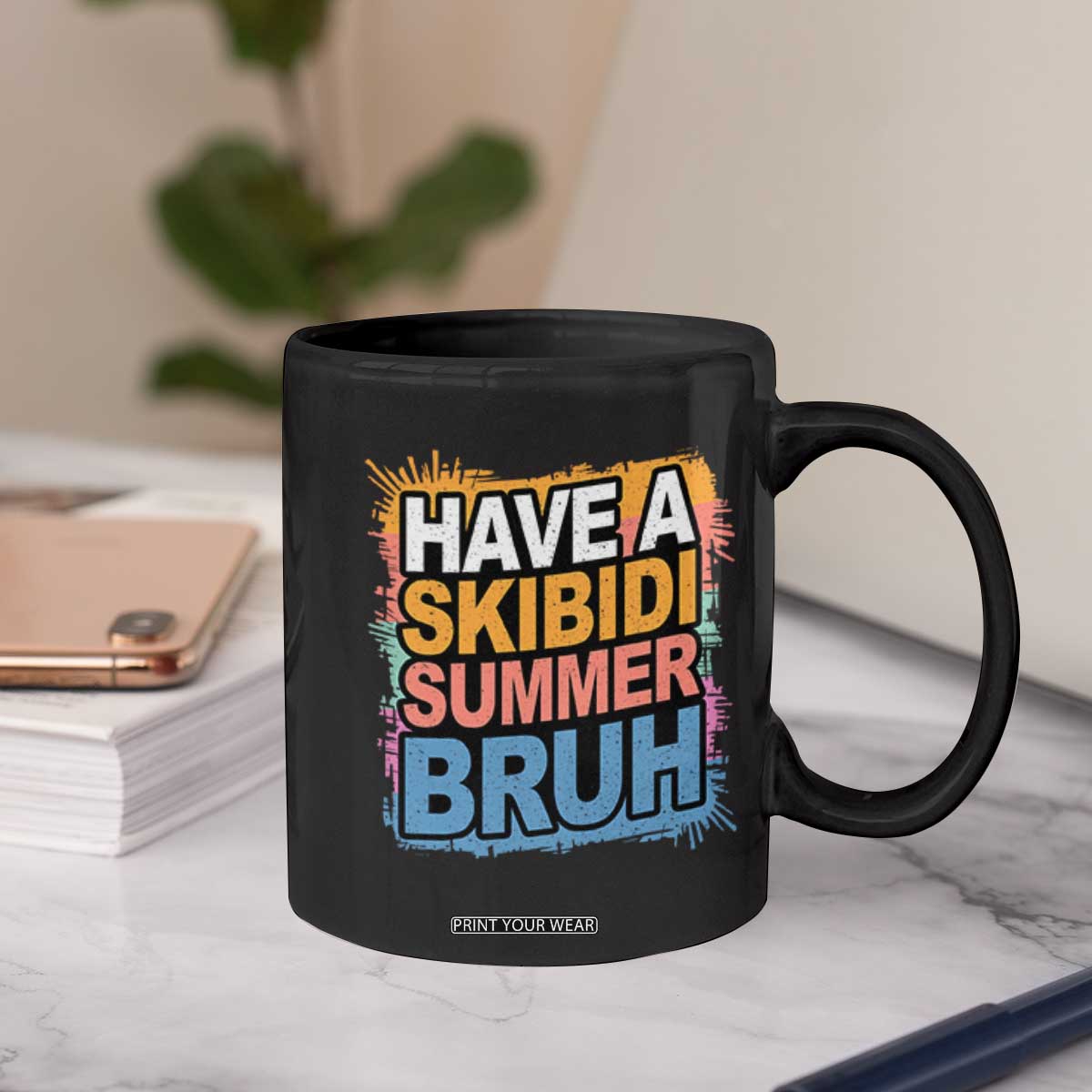Funny Have A Skibidi Summer Bruh Coffee Mug Teacher Student Last Day of School TS11 Print Your Wear
