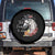Funny Horse Lover Talk Derby To Me Spare Tire Cover TS11 No hole Black Print Your Wear