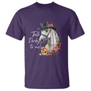 Funny Horse Lover Talk Derby To Me T Shirt TS11 Purple Print Your Wear