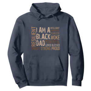 Funny I Am A Black Dad Hoodie Black History Month Fathers Day TS11 Navy Print Your Wear