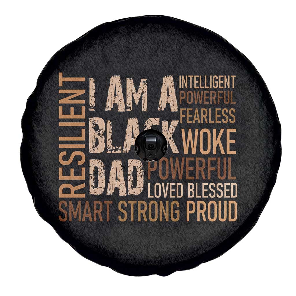 Funny I Am A Black Dad Spare Tire Cover Black History Month Father's Day TS11 Print Your Wear